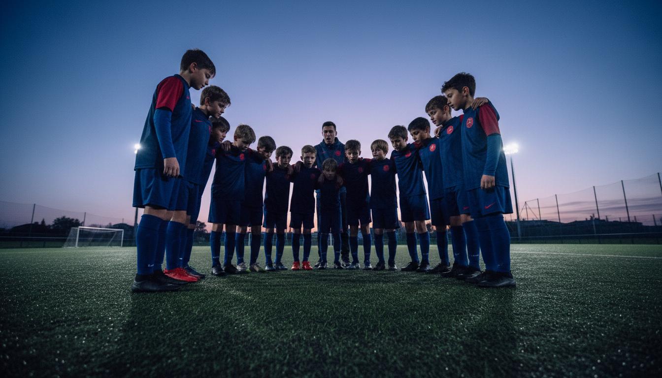 Team huddle